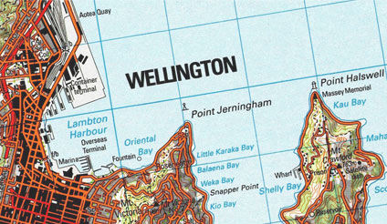 Map of Wellington